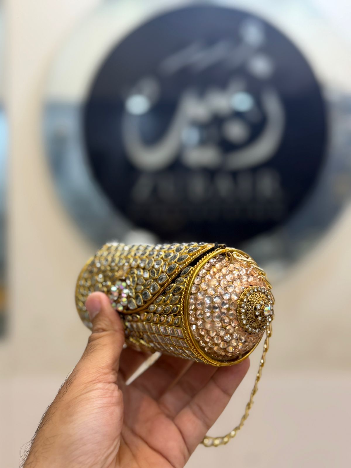 Stylish Turkish_Kundan Designer Clutch_New Design 9