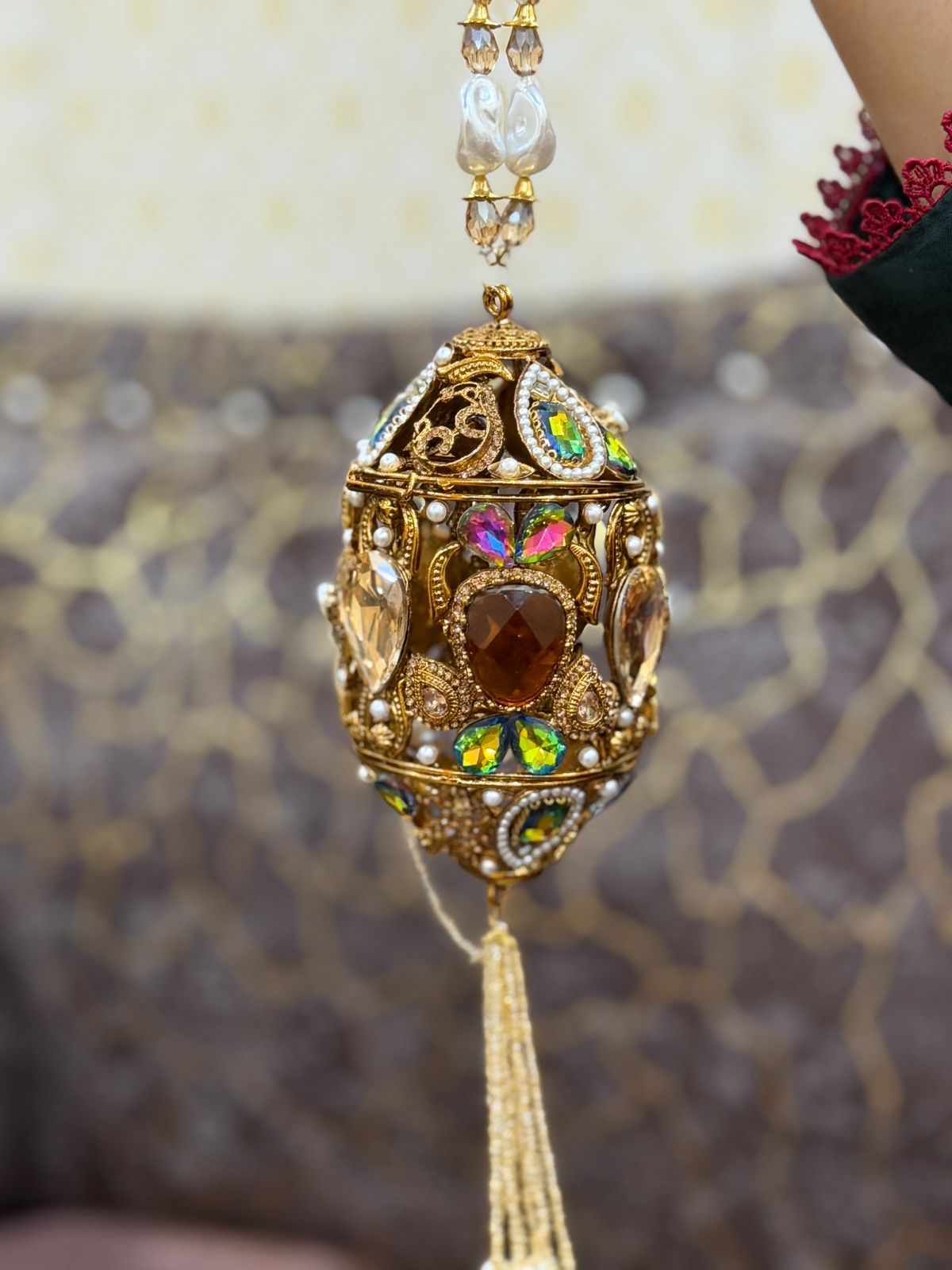 Stylish Turkish Kundan Dholki Clutch_New Arrival_Design 2