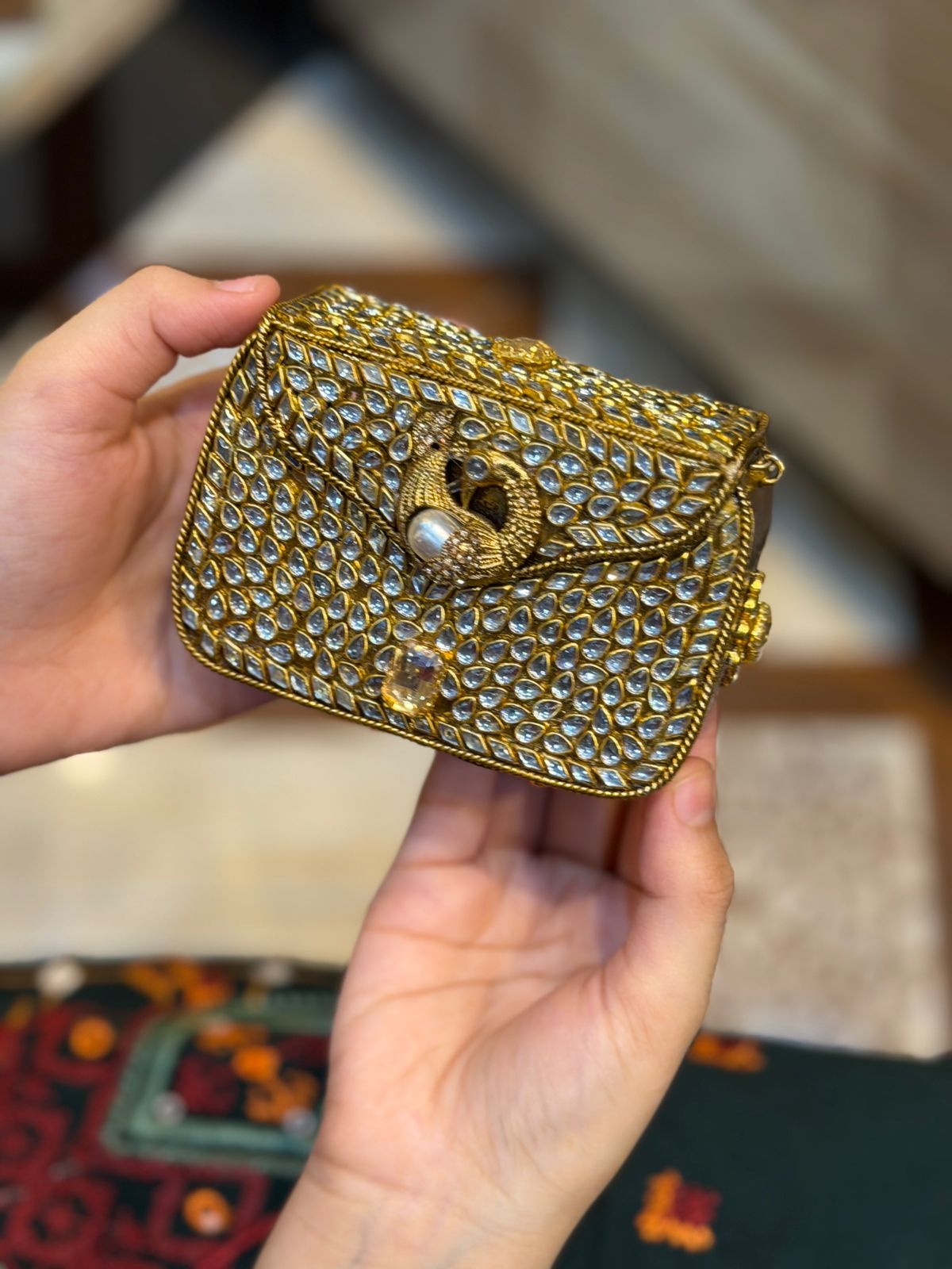 Stylish Turkish Kundan Clutch_New Arrival_Design 4