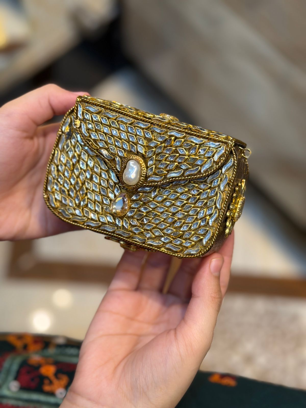 Stylish Turkish Kundan Clutch_New Arrival_Design 10