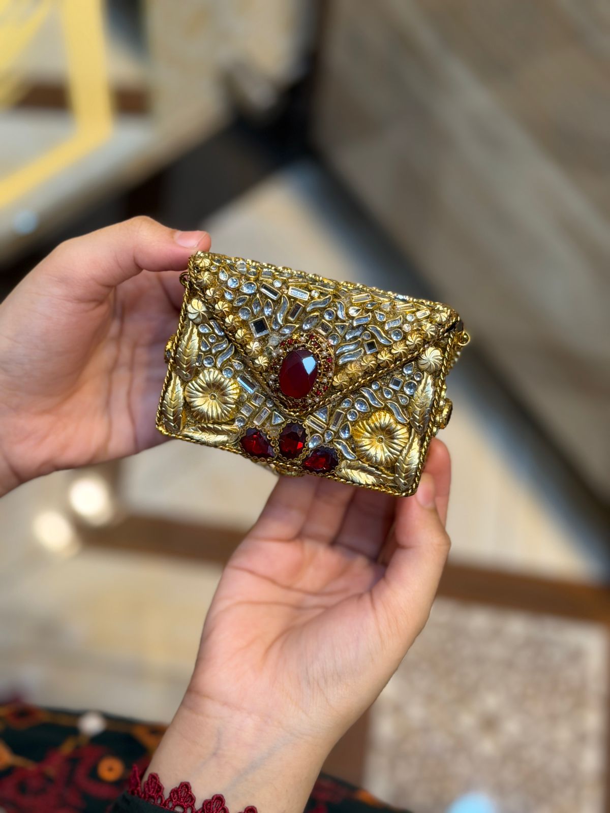 Stylish Turkish Kundan Clutch_New Arrival_Design 21