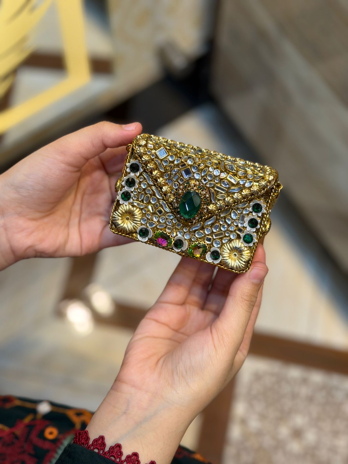 Stylish Turkish Kundan Clutch_New Arrival_Design 24