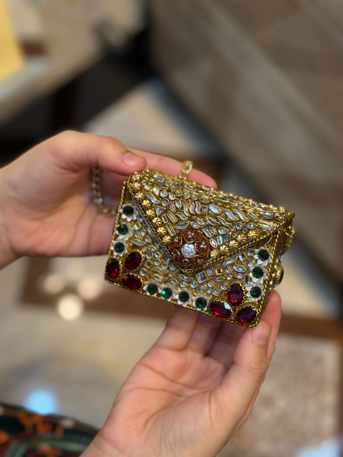 Stylish Turkish Kundan Clutch_New Arrival_Design 29