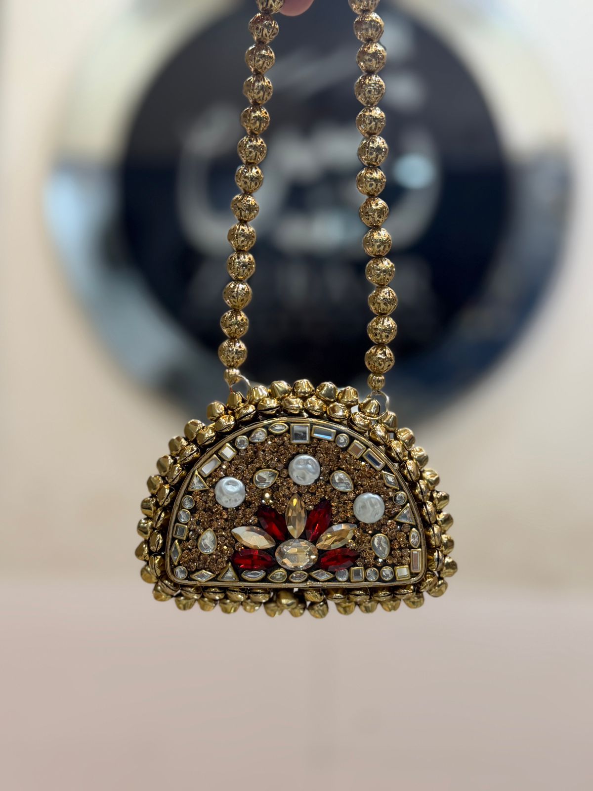 Stylish Turkish Kundan Heer Clutch_New Arrival_Design 6