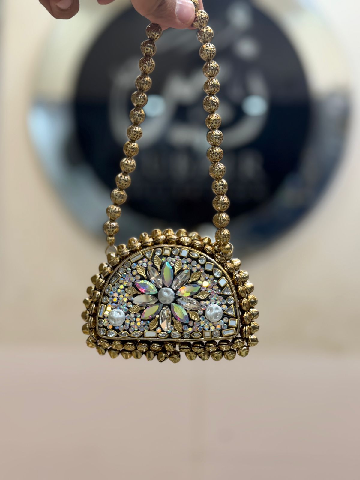 Stylish Turkish Kundan Heer Clutch_New Arrival_Design 44