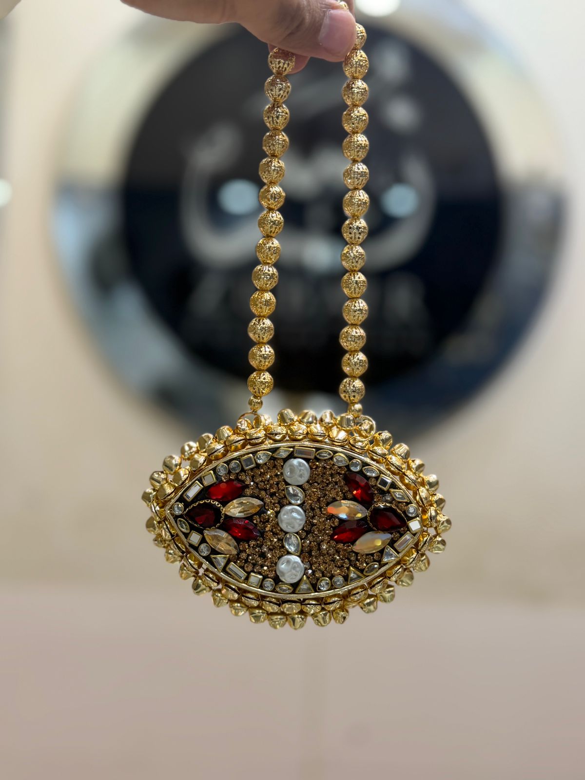 Stylish Turkish Kundan Heer Clutch_New Arrival_Design 47