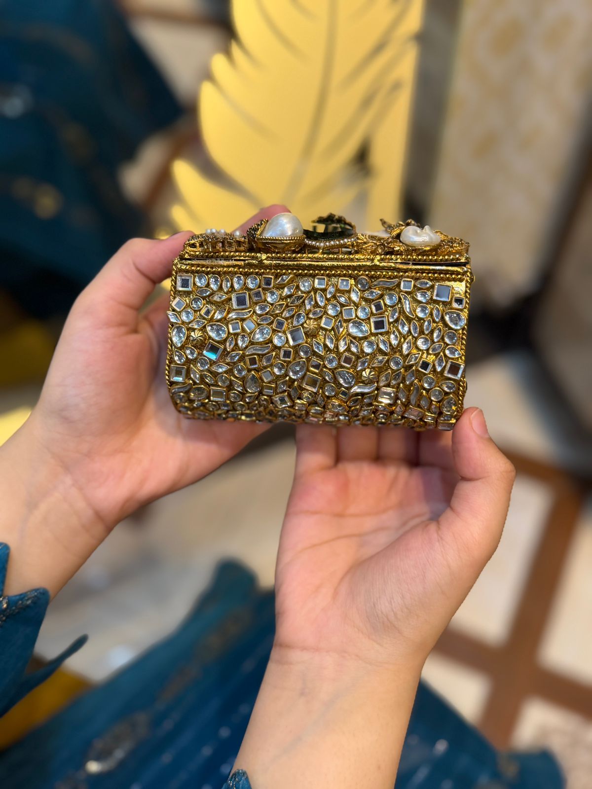 Stylish Turkish Kundan Clutch_New Arrival_Design 4