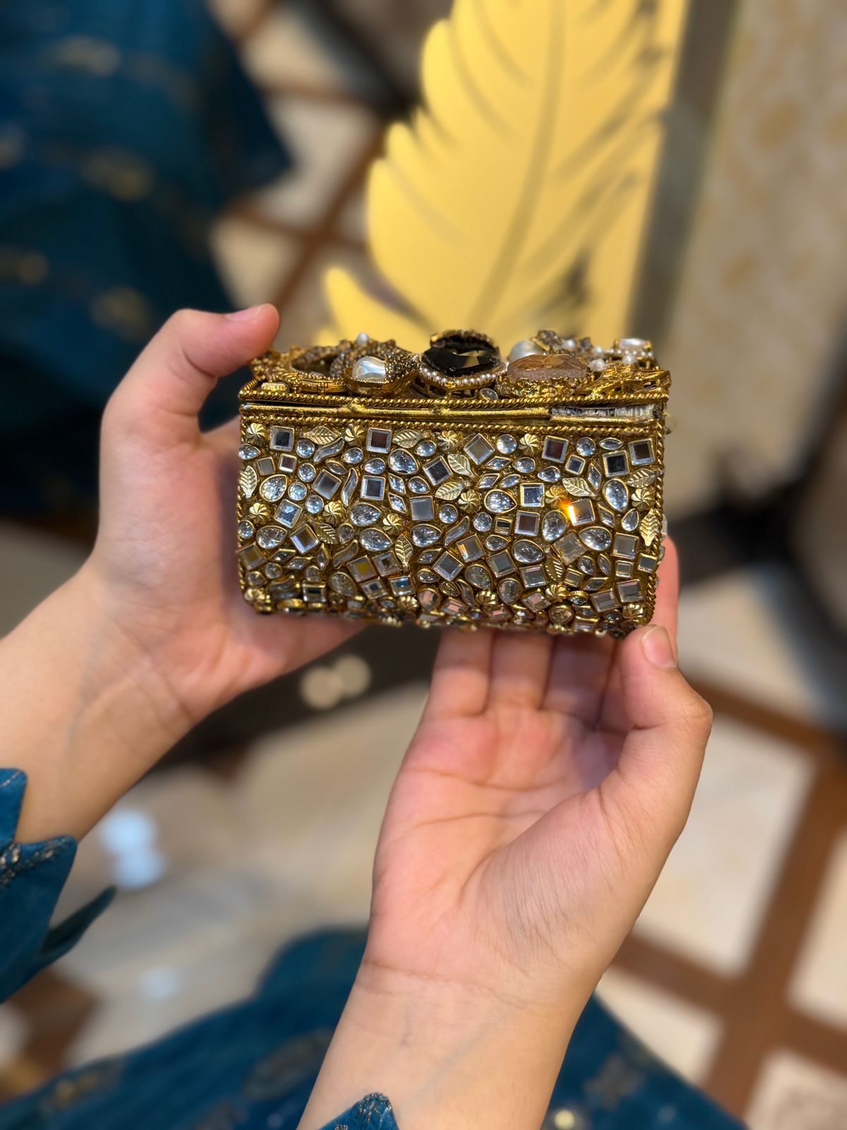 Stylish Turkish Kundan Clutch_New Arrival_Design 10