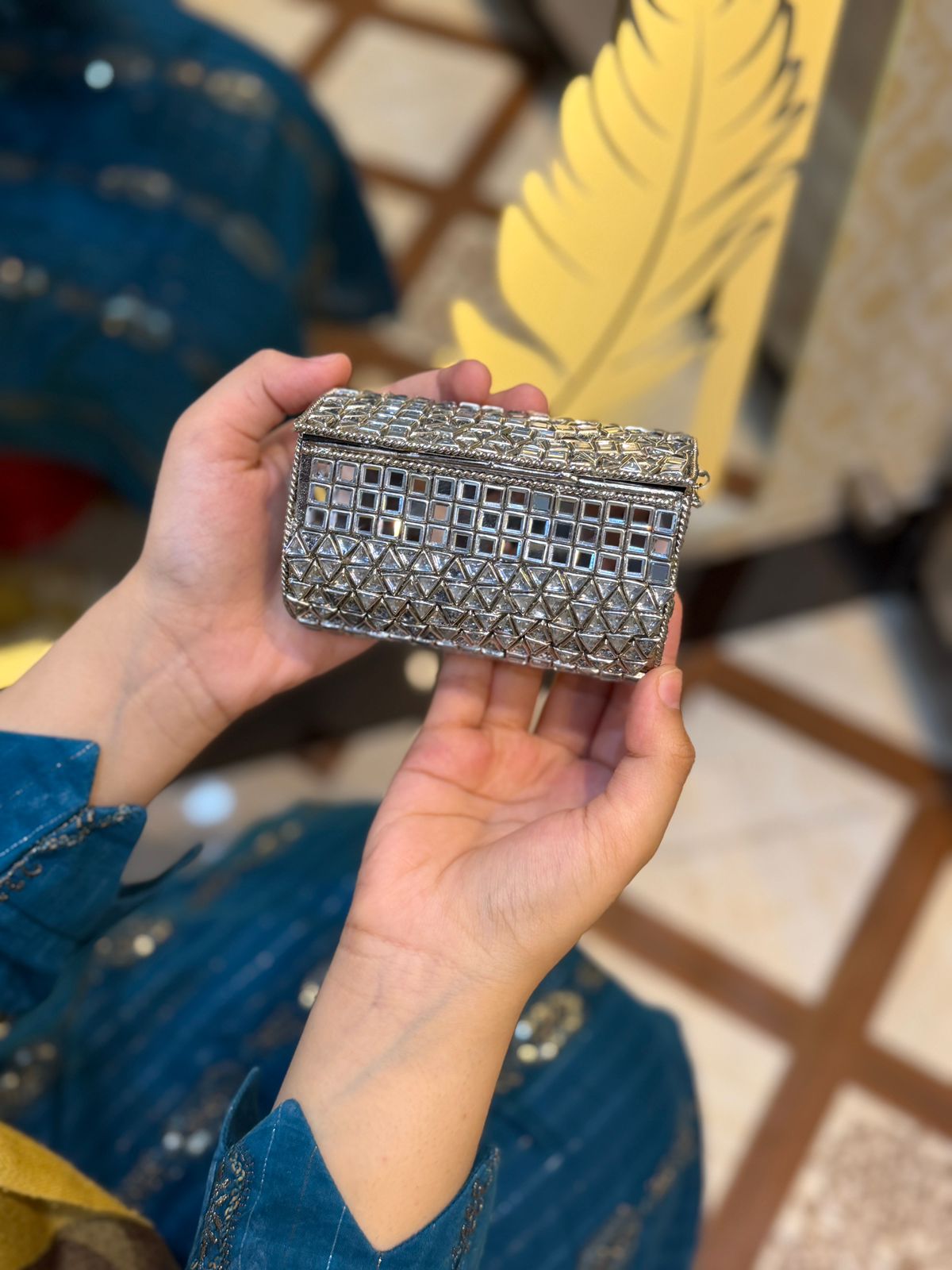 Stylish Turkish Kundan Clutch_New Arrival_Design 18