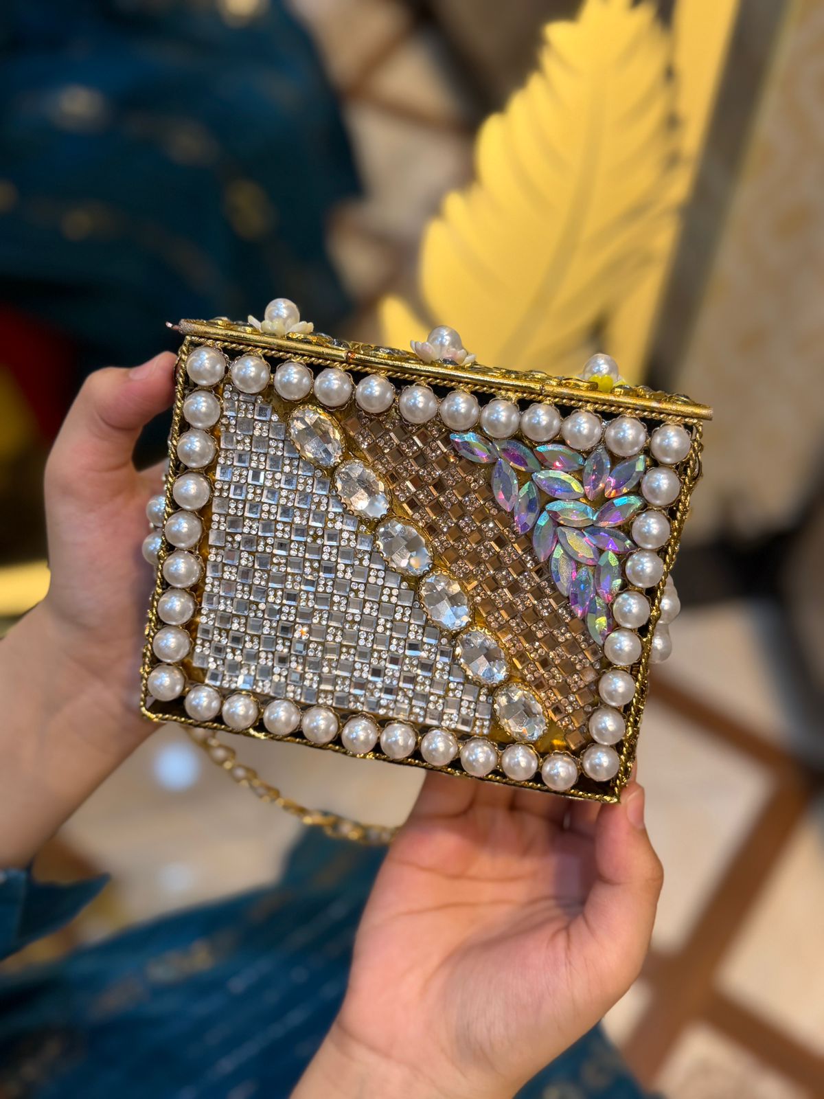 Turkish Kundan Designer Clutch_New Arrival_Design 10