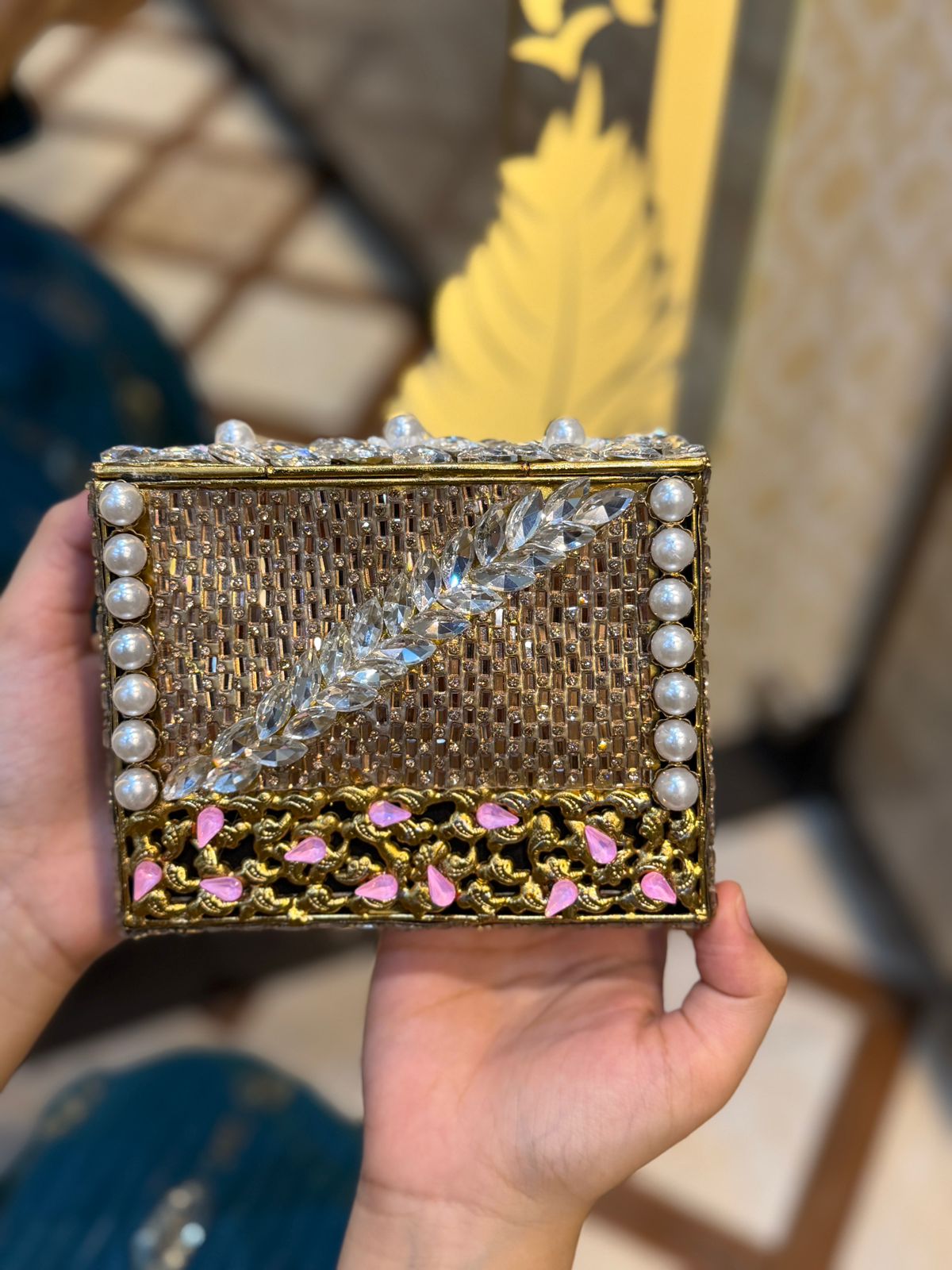 Turkish Kundan Designer Clutch_New Arrival_Design 24