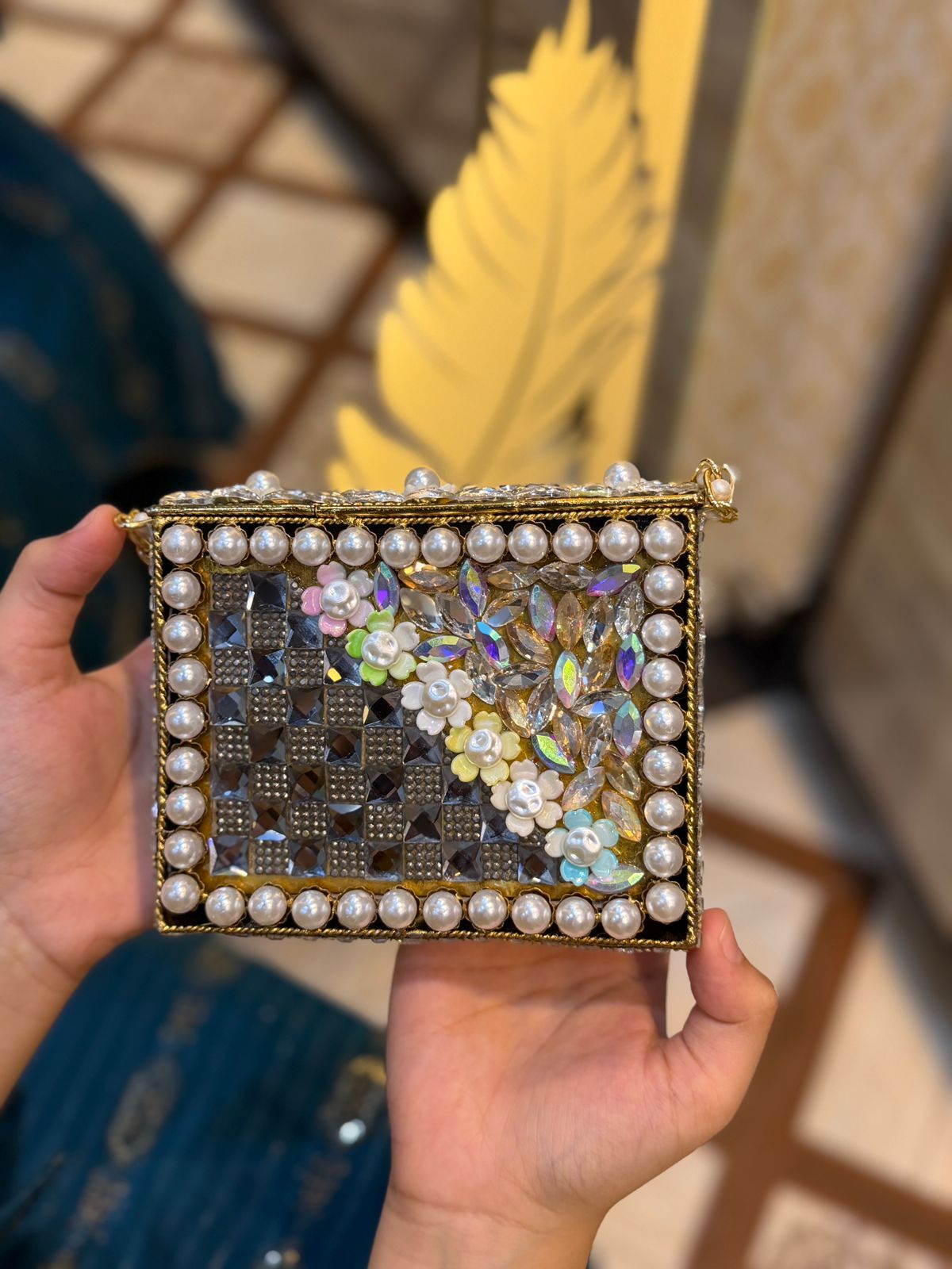 Turkish Kundan Designer Clutch_New Arrival_Design 27