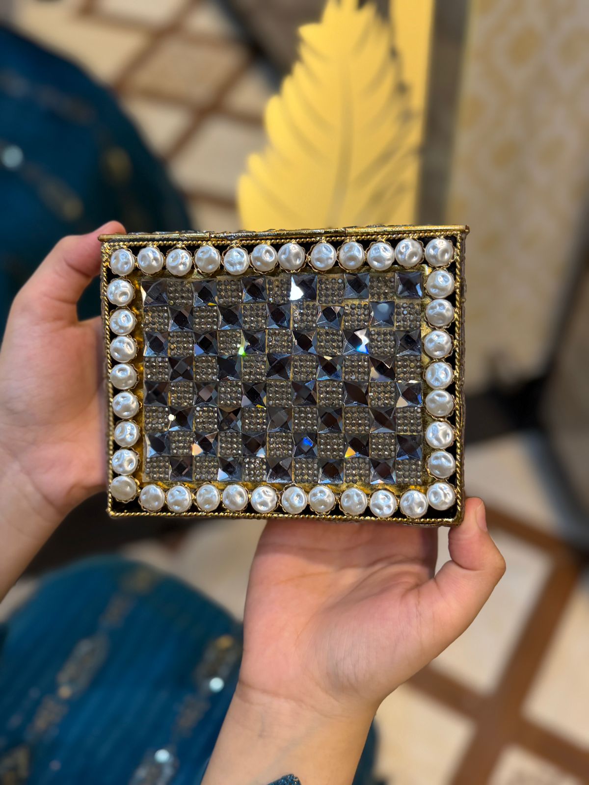 Turkish Kundan Designer Clutch_New Arrival_Design 31