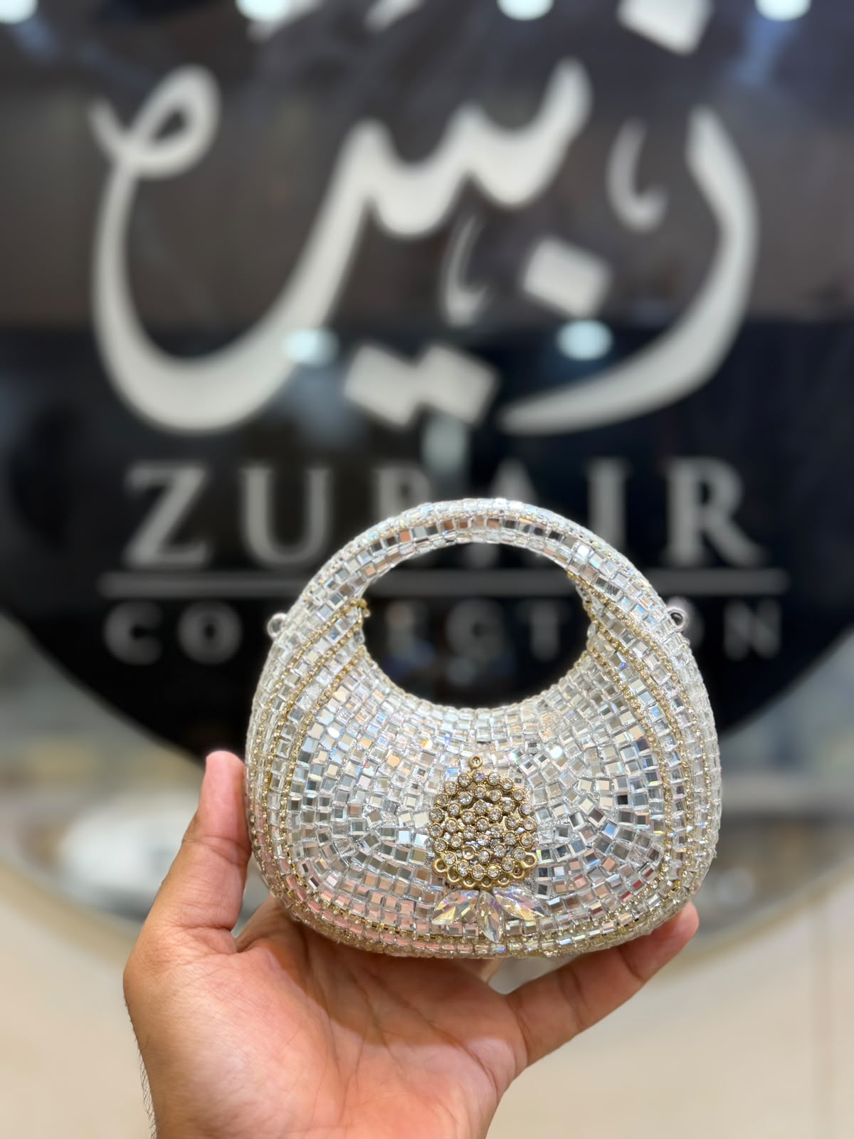 Stylish Kundan Moon Clutch_New Arrivals 32