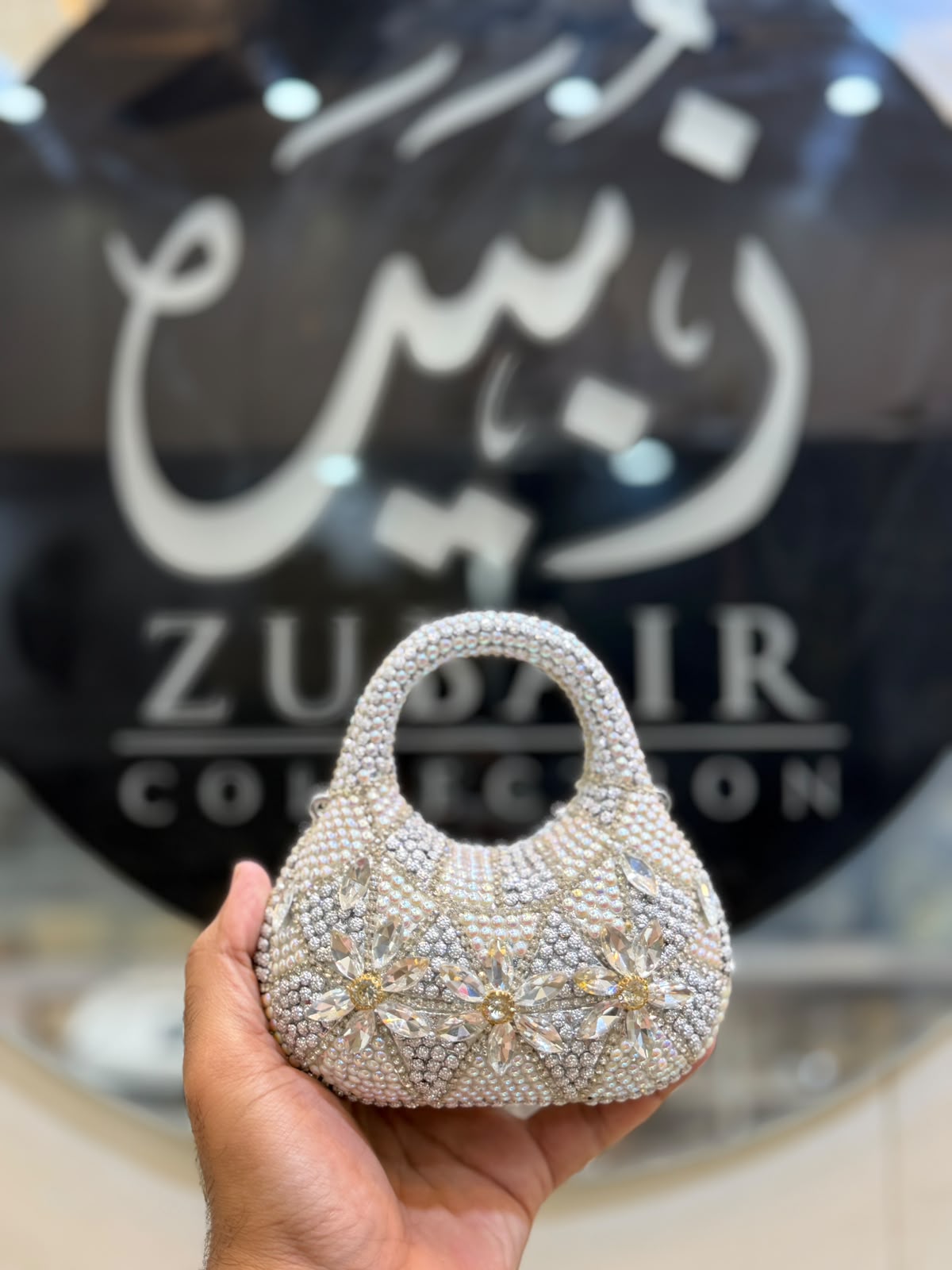 Stylish Kundan Moon Clutch_New Arrivals 33