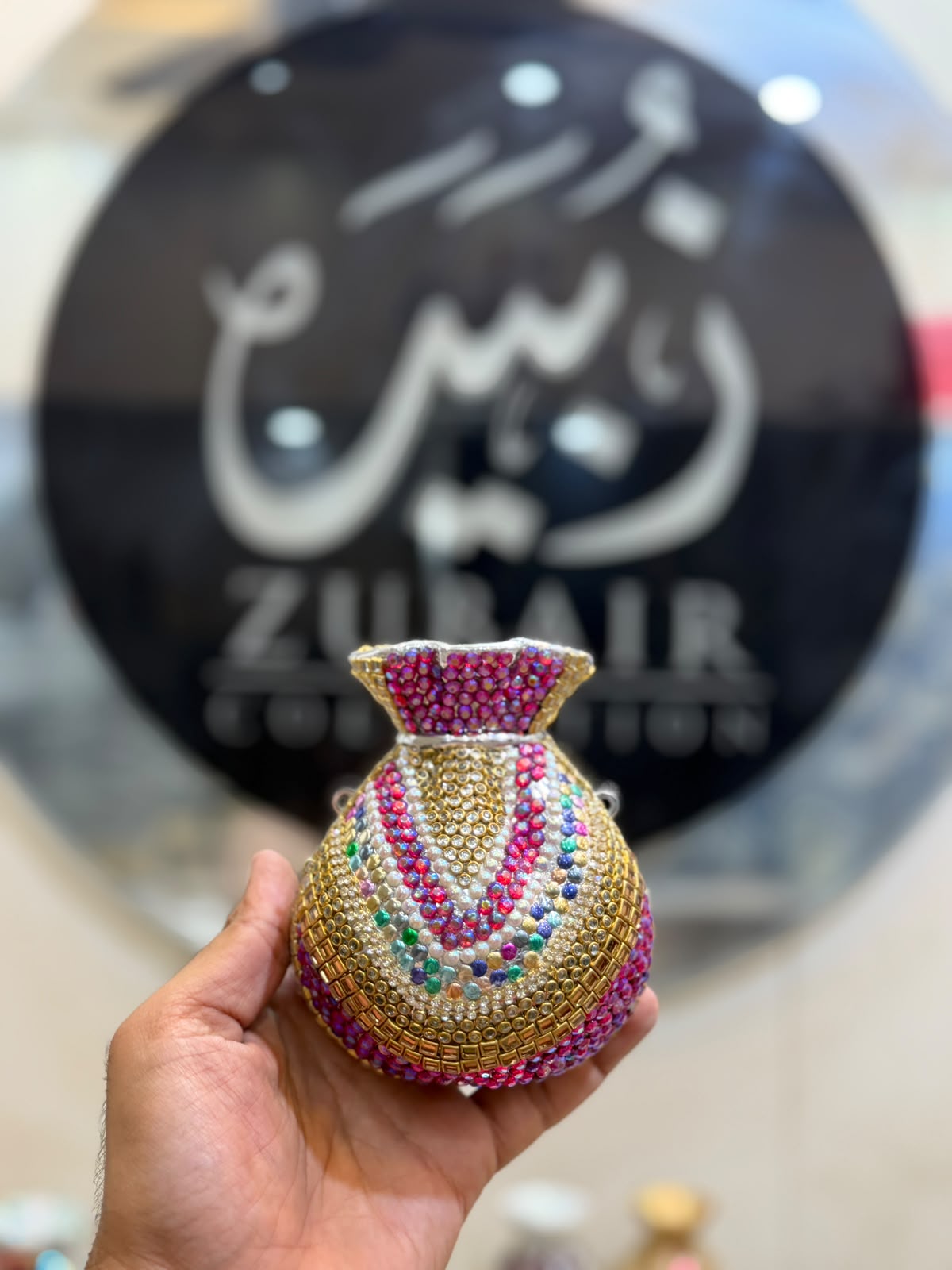 Stylish Kundan Matka Clutch_New Arrivals 21