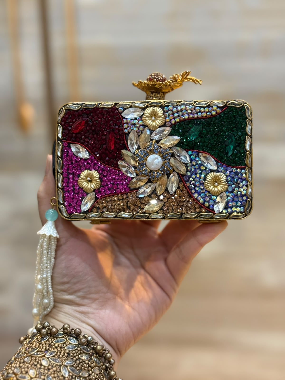 Luxury Kundan Designer Clutch_Wedding Collection_New Arrival 32