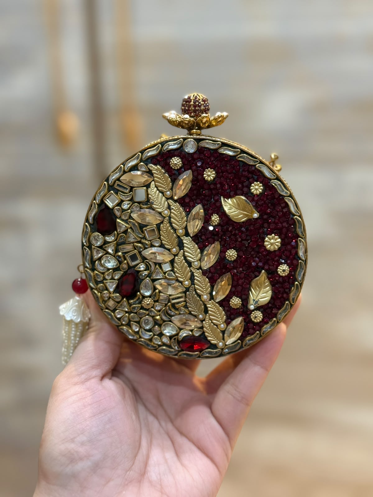 Luxury Kundan Designer Clutch_Wedding Collection_New Arrival 49