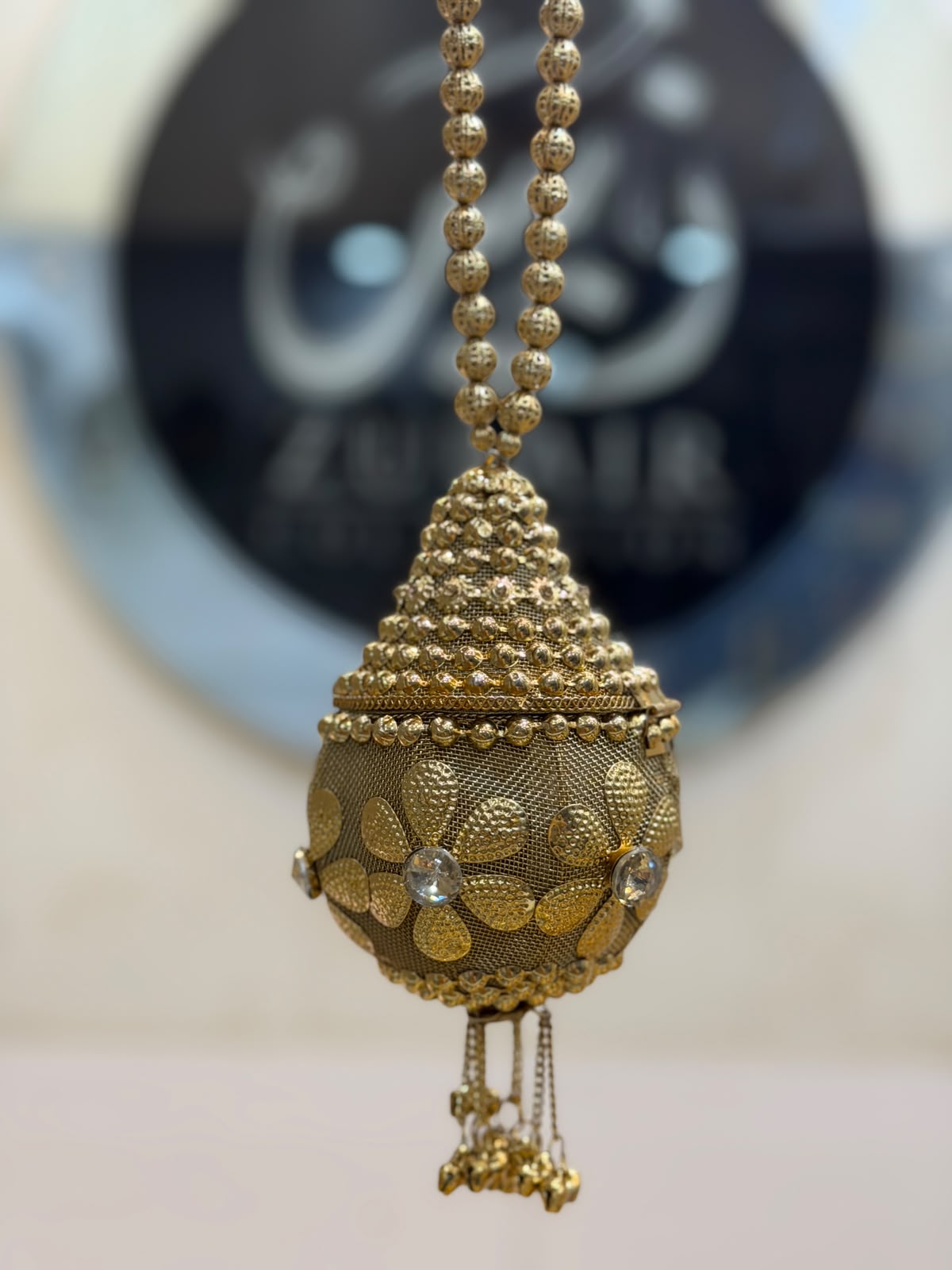 Stylish Heer Collection Golden Clutch_New Design 4