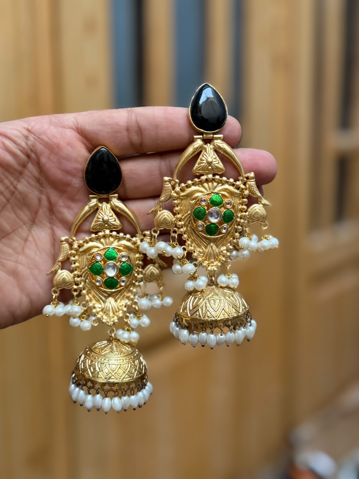 Stylish Luxury Kashmiri Golden EarRings_New Arrival 11