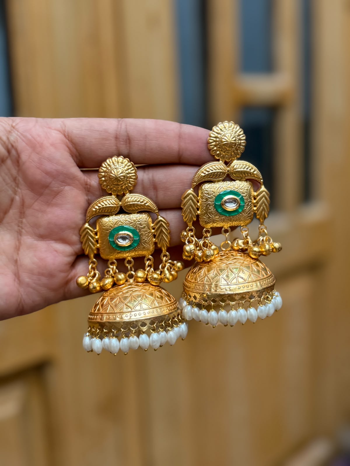 Stylish Luxury Kashmiri Golden EarRings_New Arrival 13