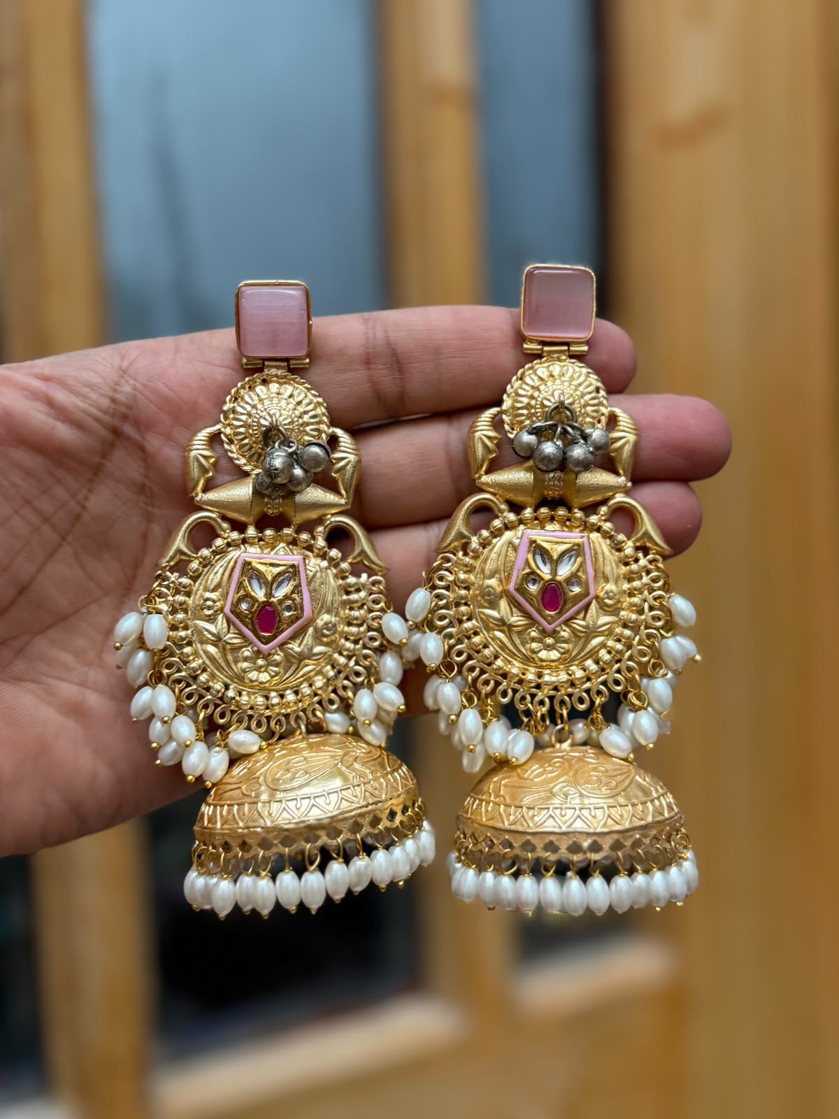 Stylish Luxury Kashmiri Golden EarRings_New Arrival 19