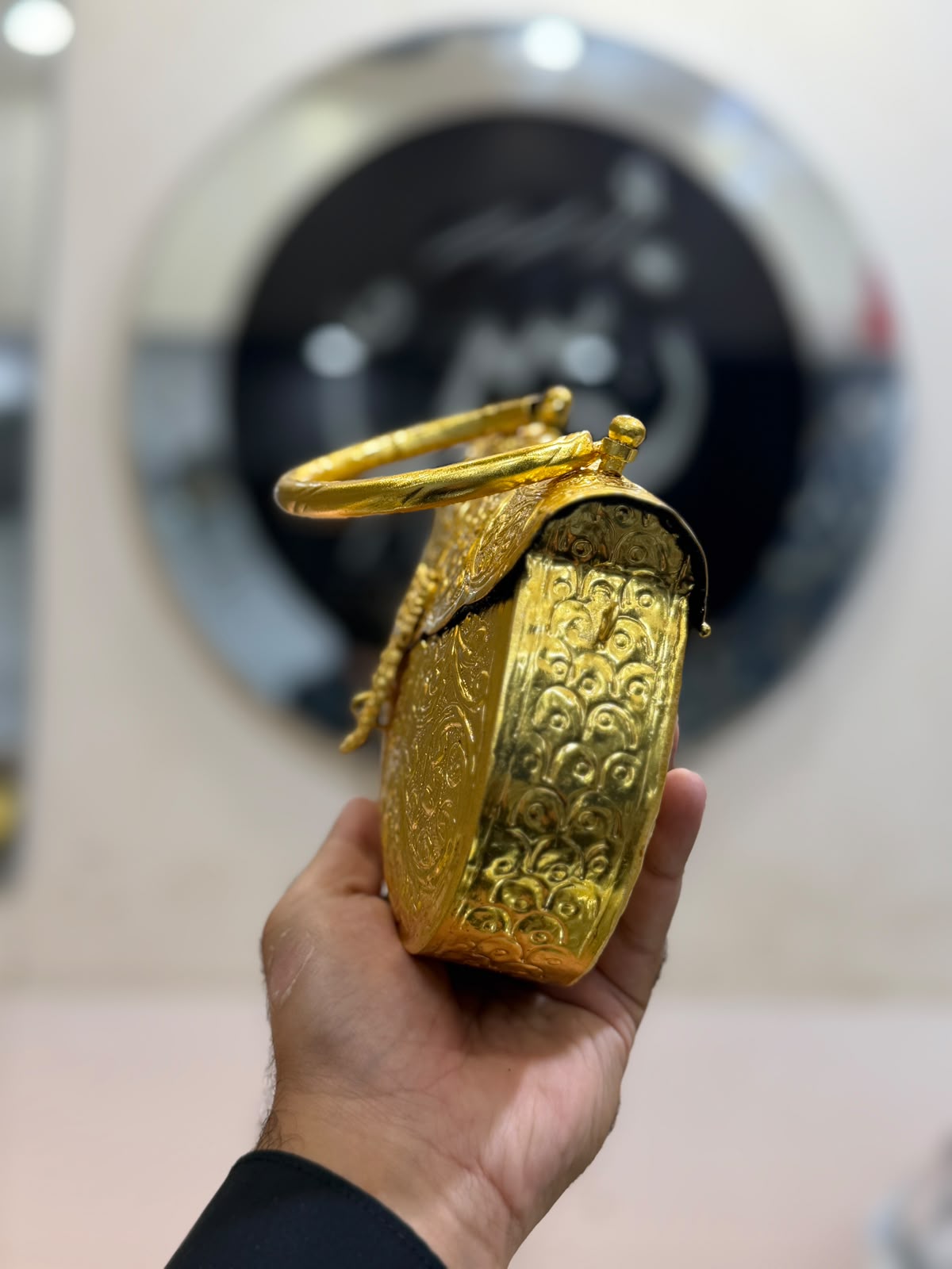 Stylish Luxury Indian Metal Clutch_Large Size_New Arrival
