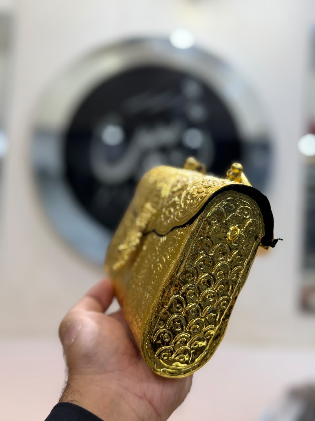 Stylish Luxury Indian Metal Clutch_Large Size_New Arrival_Design 4