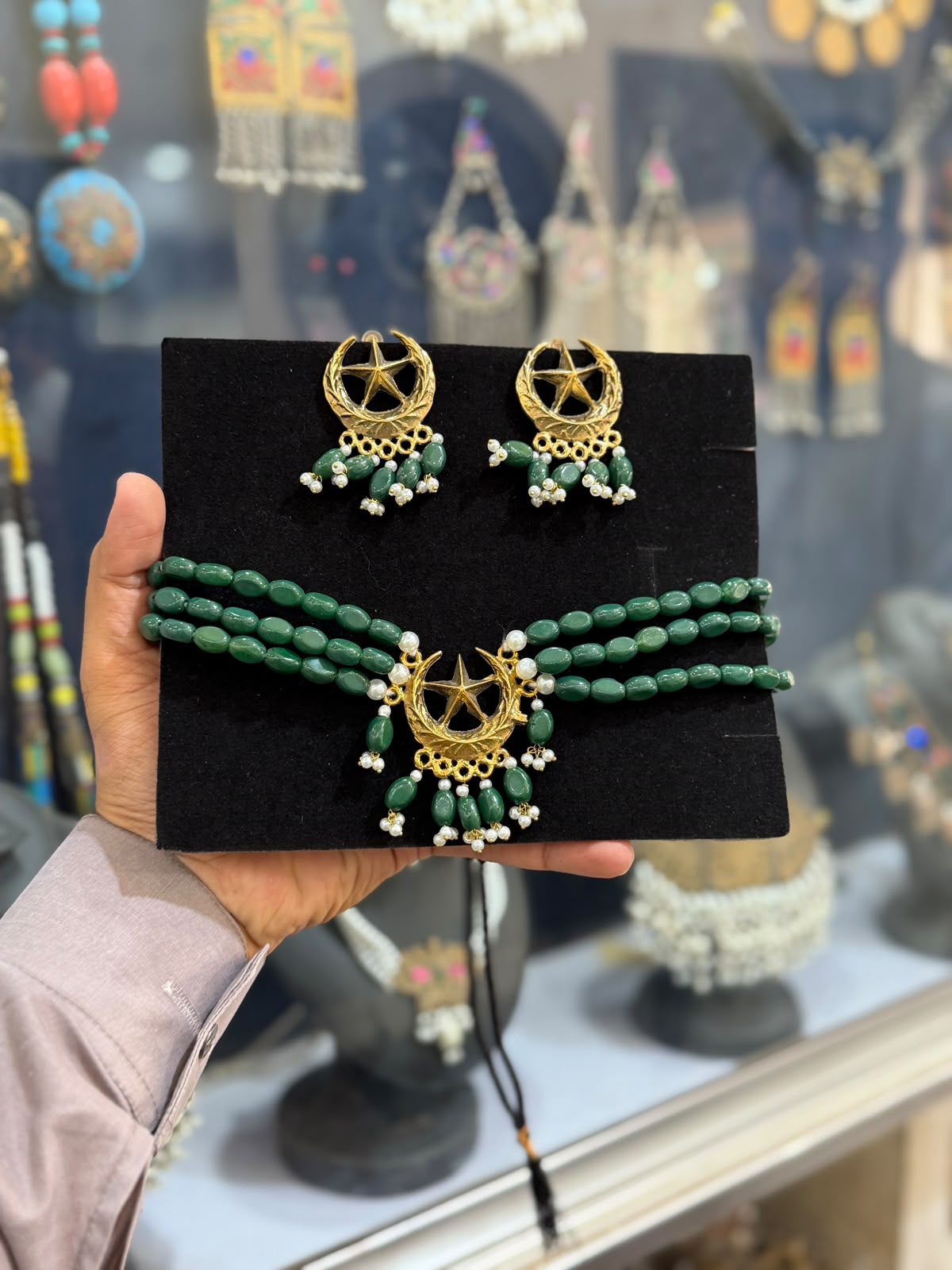 Designer Chand Tara Set with Earrings_New Arrival