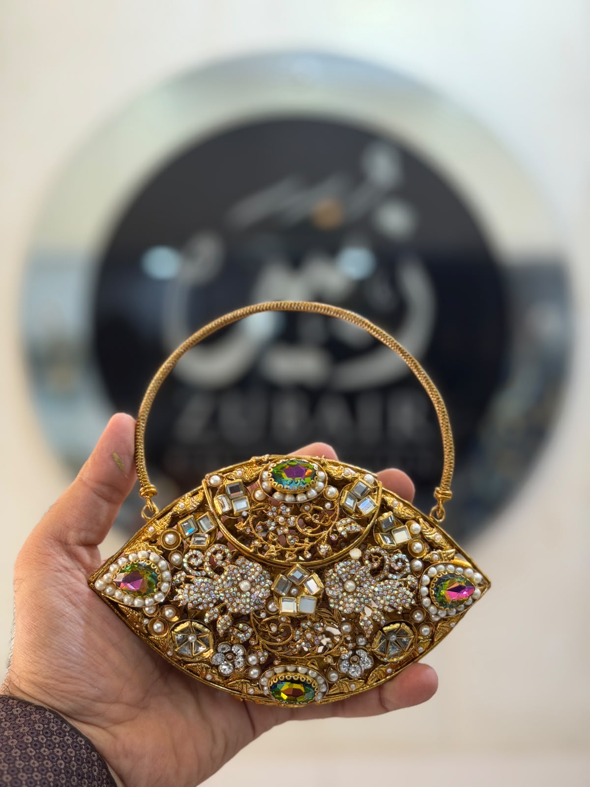 Stylish Kundan Turkish Designer Clutch_New Arrival_ Design 7