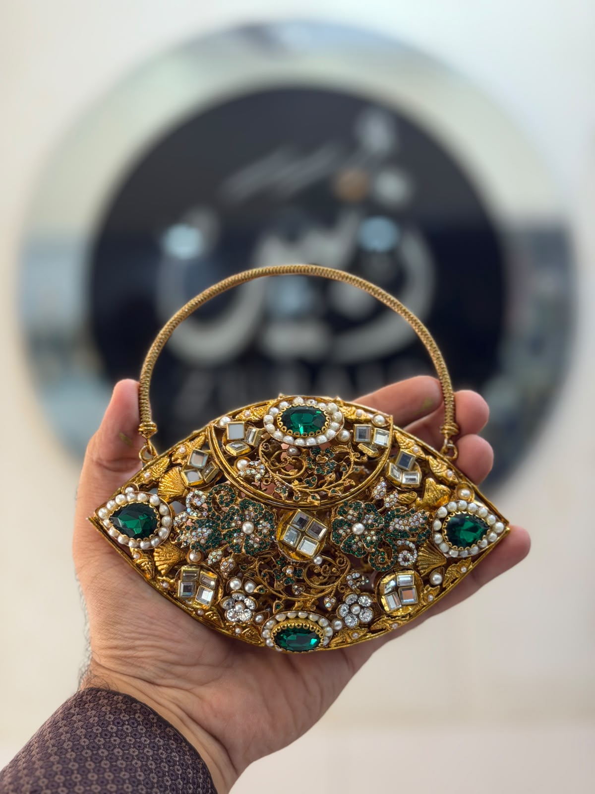 Stylish Kundan Turkish Designer Clutch_New Arrival_ Design 3