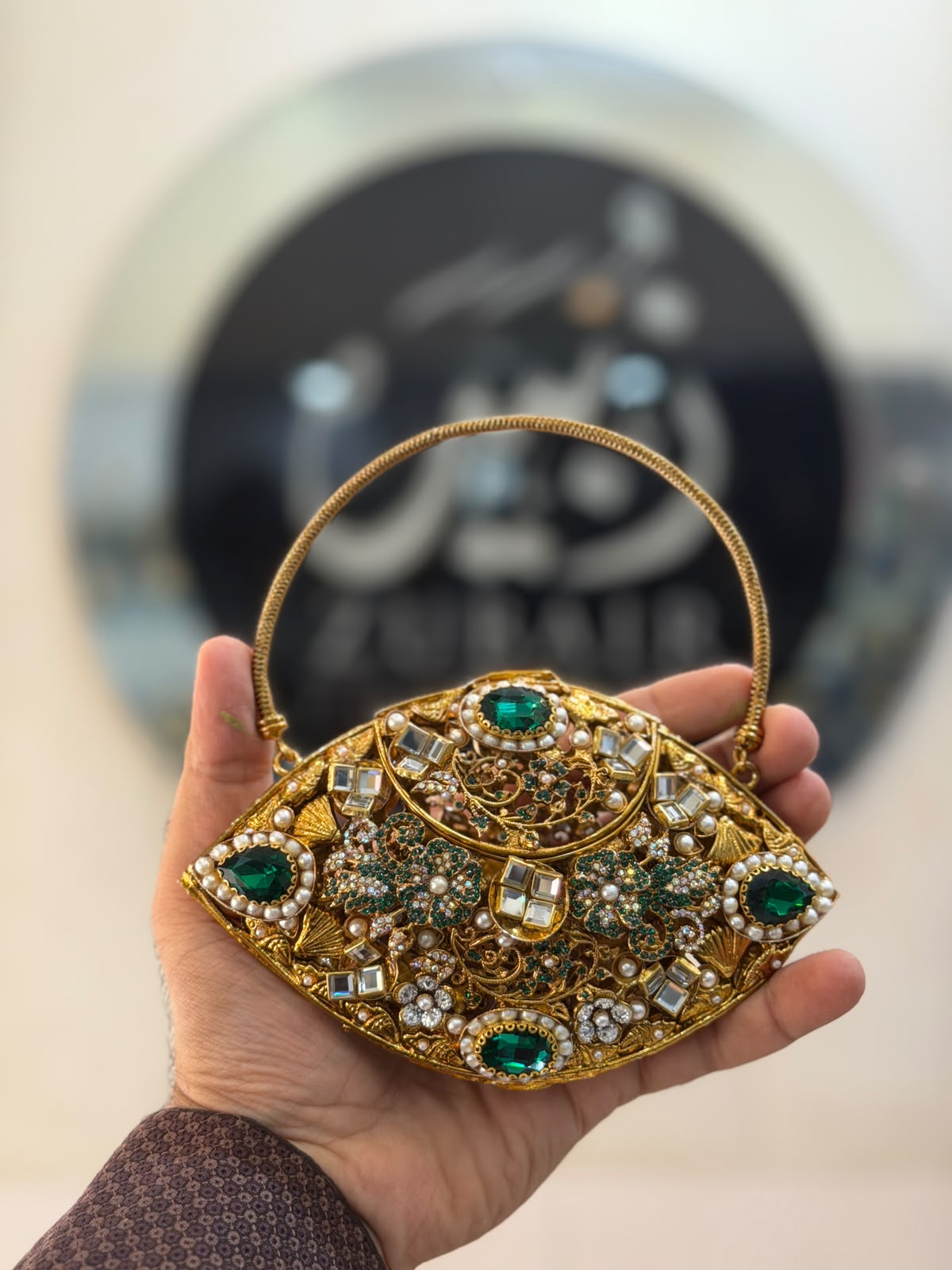Stylish Kundan Turkish Designer Clutch_New Arrival_ Design 4