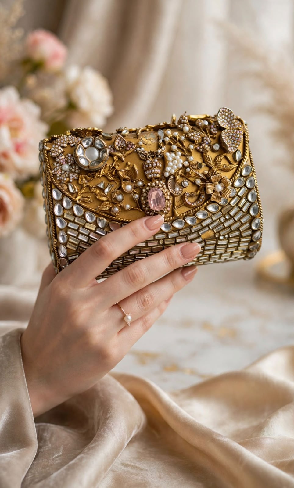 Stylish Kundan Turkish Designer Clutch_New Arrival_ Design 5