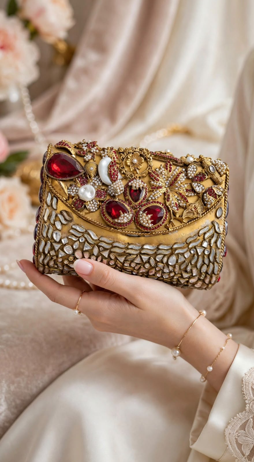 Stylish Kundan Turkish Designer Clutch_New Arrival_ Design 6
