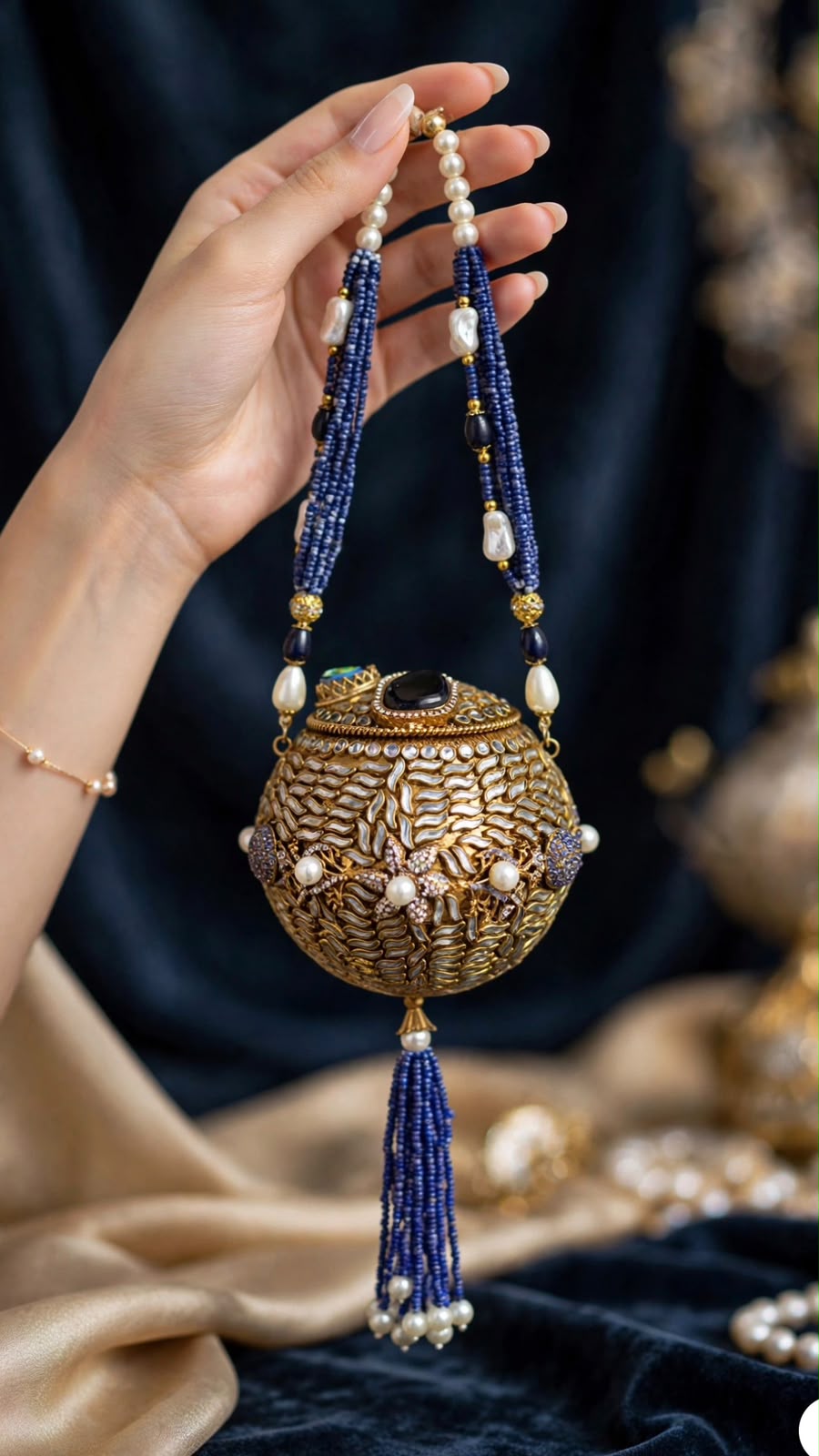 Stylish Kundan Turkish Designer Potli_New Arrival_ Design 3