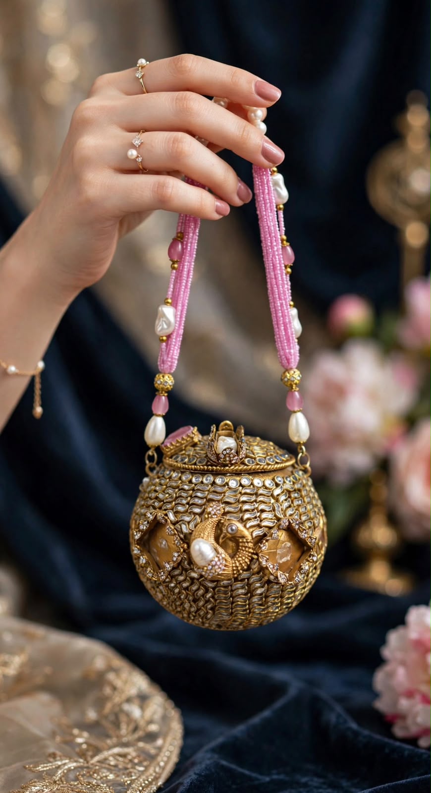 Stylish Kundan Turkish Designer Potli_New Arrival_ Design 9