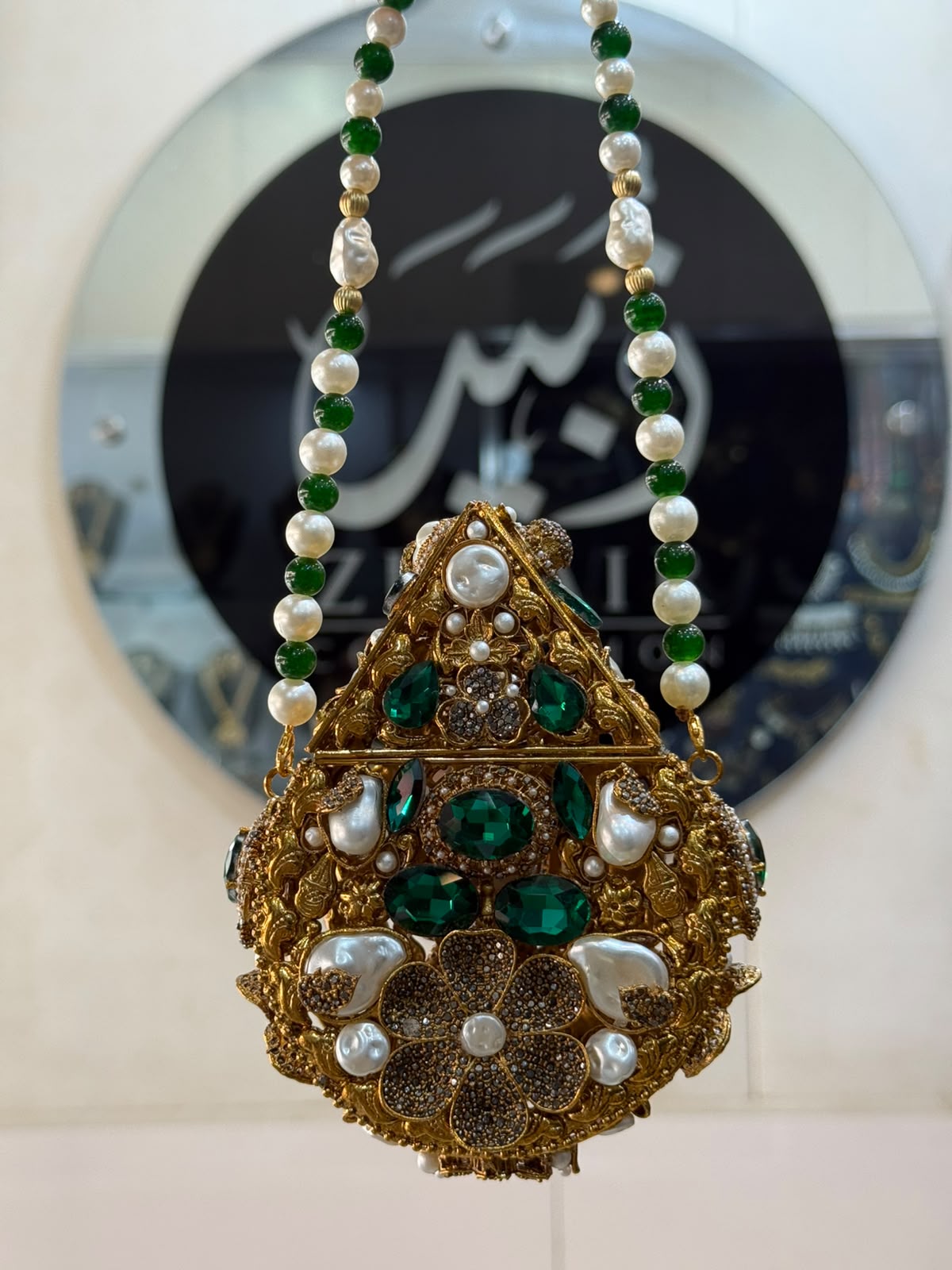 Stylish Kundan Turkish Designer Clutch_Medium Size_New Arrival_ Design 4