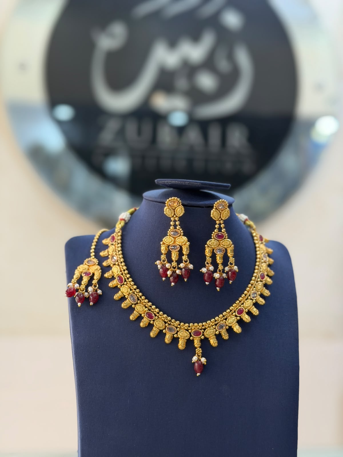 Royal Golden Rajwadi Choker Set – Bridal Necklace & Earrings | Wedding Collection | New Arrival 1