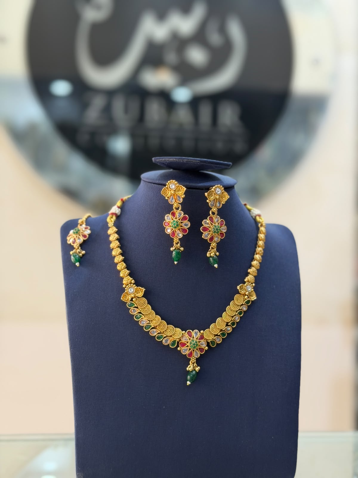 Royal Golden Rajwadi Choker Set – Bridal Necklace & Earrings | Wedding Collection | New Arrival 16