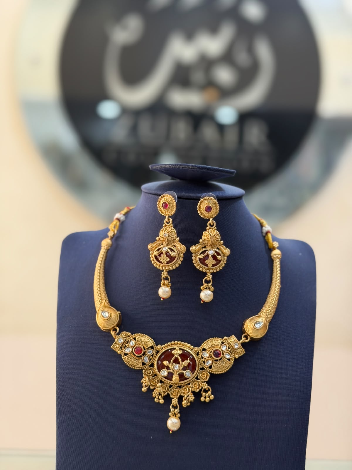 Royal Golden Rajwadi Choker Set – Bridal Necklace & Earrings | Wedding Collection | New Arrival 21