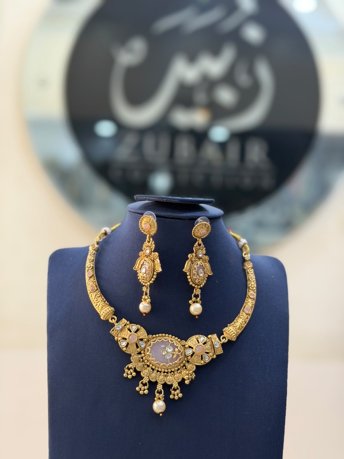 Royal Golden Rajwadi Choker Set – Bridal Necklace & Earrings | Wedding Collection | New Arrival 23