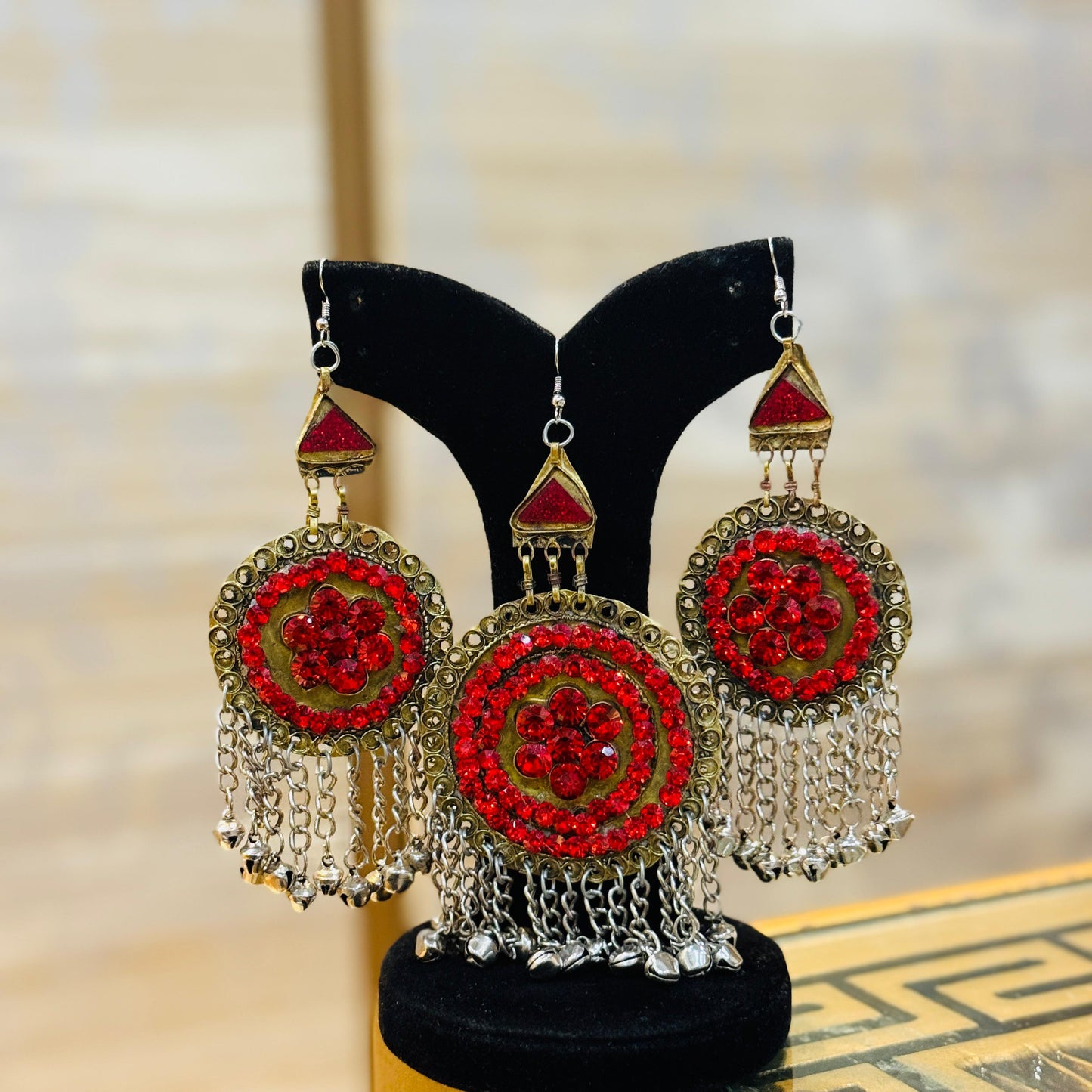 Afghani EarRings and Teeka