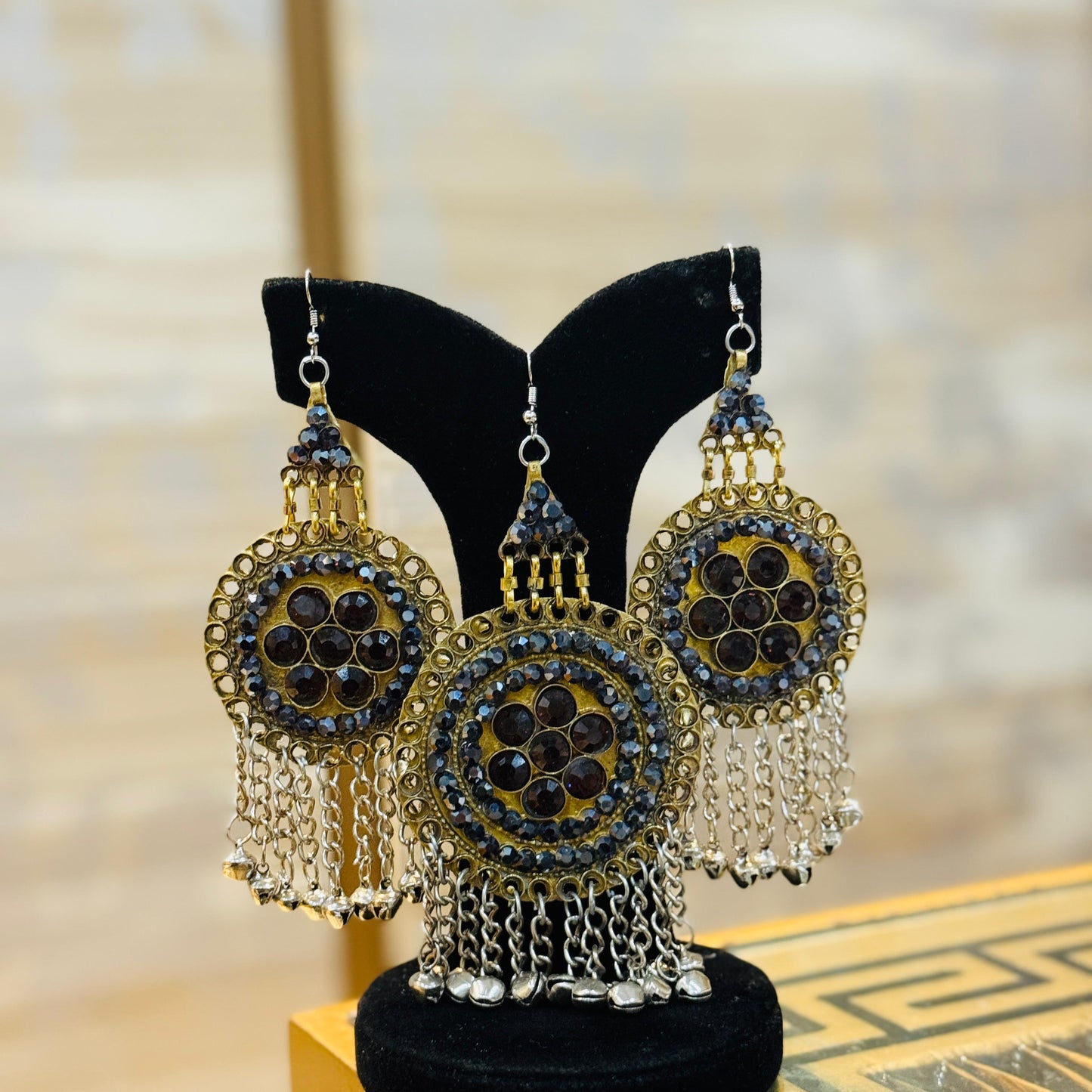 Afghani EarRings and Teeka