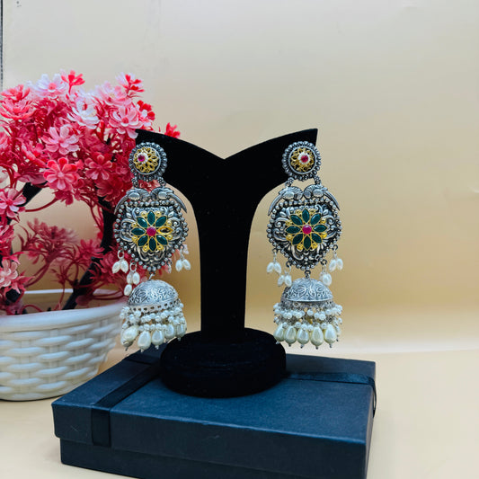 Beautiful oxidise Jhumka