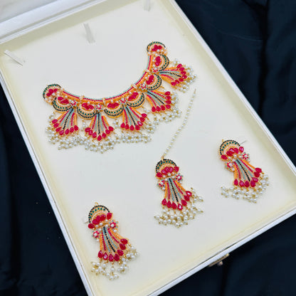 Beautiful Nauratan Necklace set