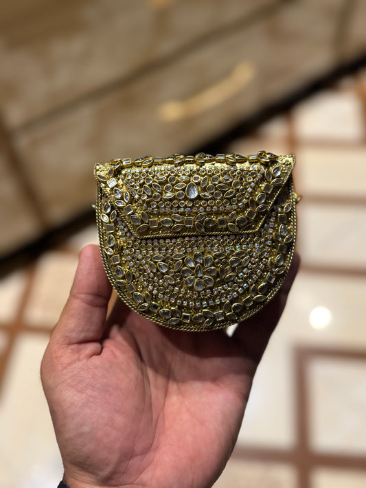 Beautiful Kundan clutch