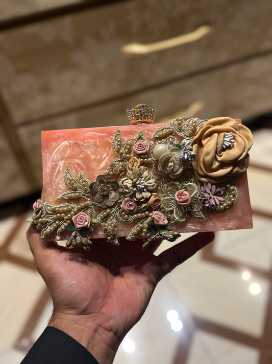 Beautiful acrylix clutch