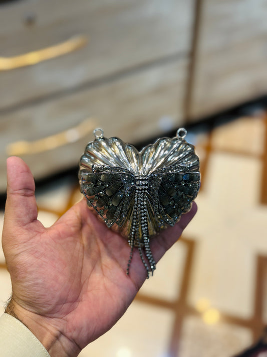 Beautiful heart  clutch