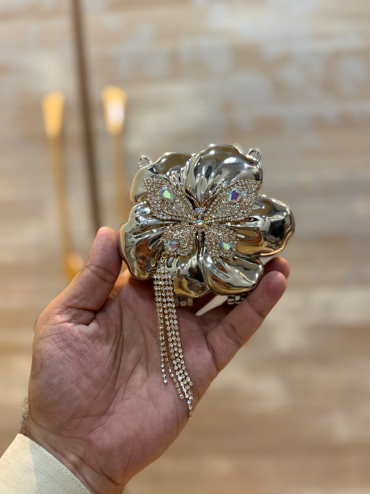 Beautiful flower clutch