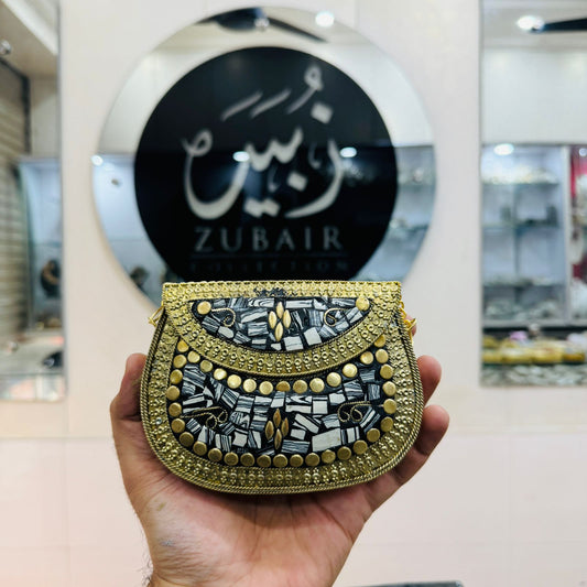 BEAUTIFUL INDIAN METAL CLUTCH